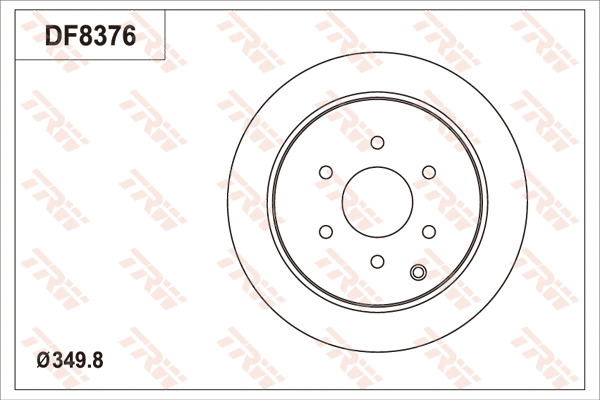 Brake Disc (DF8376S)