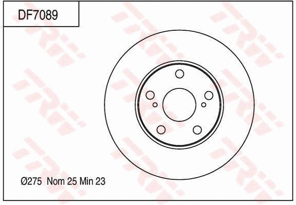 Brake Disc (DF7089)