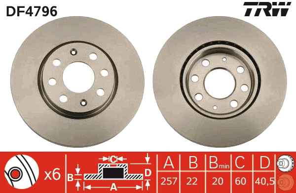 Brake Disc (DF4796)