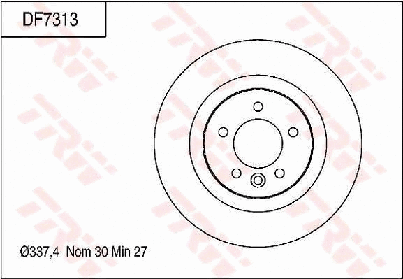 Brake Disc (DF7313)