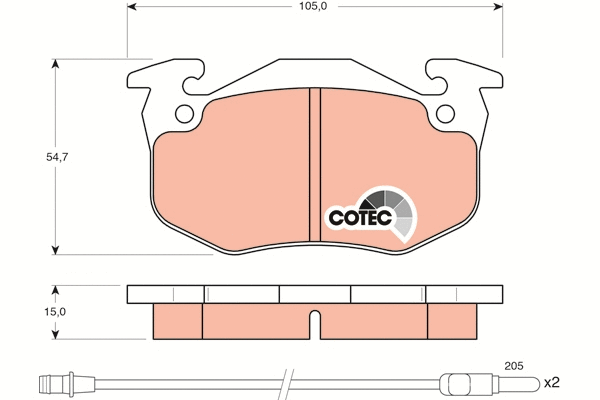Brake Pad Set, disc brake