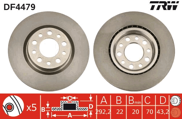 Brake Disc (DF4479)