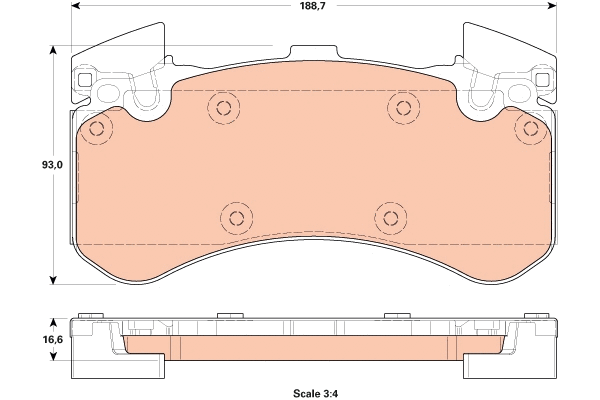 Brake Pad Set, disc brake (GDB1911)