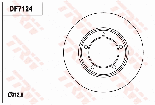 Brake Disc (DF7124)