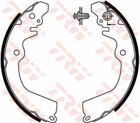 Brake Shoe Set (GS8666)