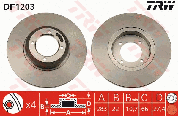 Brake Disc (DF1203)