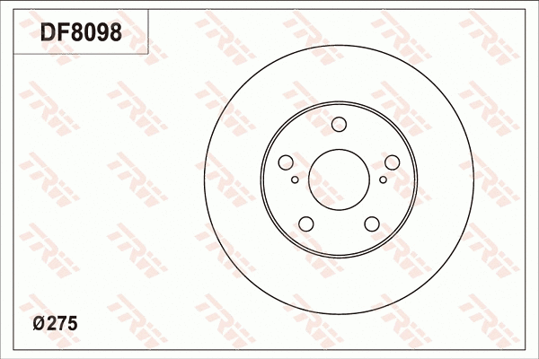 Brake Disc (DF8098)