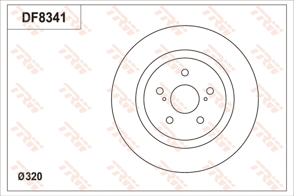 Brake Disc (DF8341S)