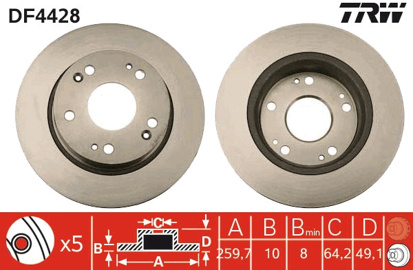 Brake Disc (DF4428)