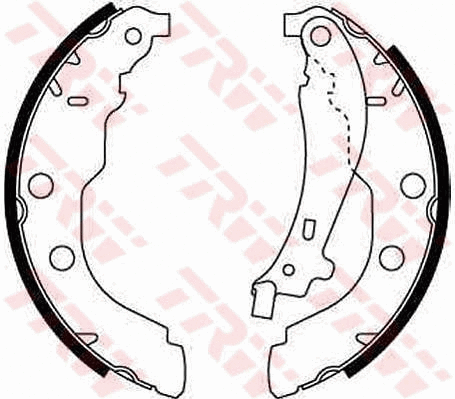 Brake Shoe Set (GS8617)