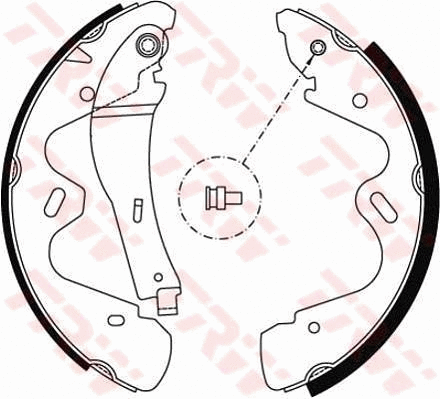 Brake Shoe Set (GS8483)