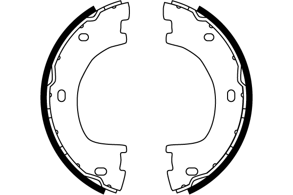 Brake Shoe Set, parking brake