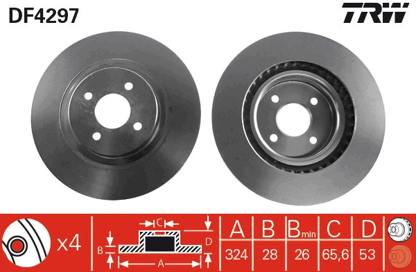 Brake Disc (DF4297)