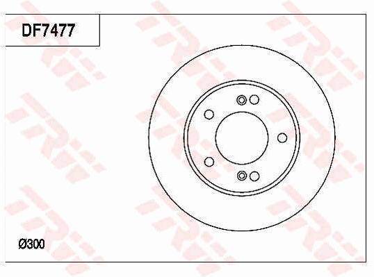 Brake Disc (DF7477)