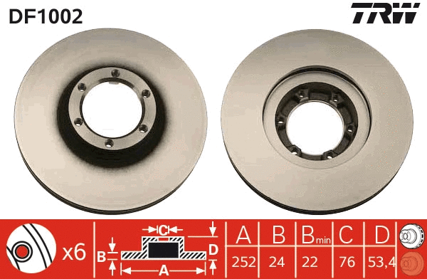 Brake Disc (DF1002)