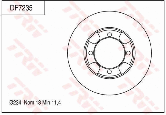 Brake Disc (DF7235)