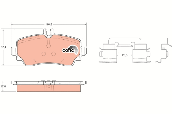 Brake Pad Set, disc brake
