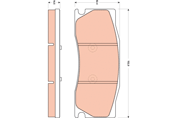 Brake Pad Set, disc brake (GDB1850)