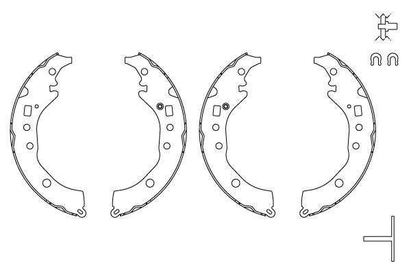 Brake Shoe Set (GS8867)