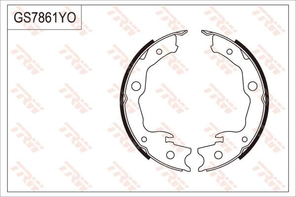 Brake Shoe Set (GS7861)