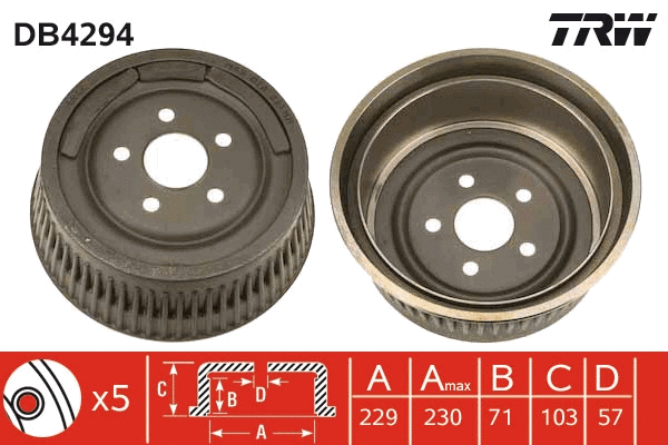 Brake Drum (DB4294)