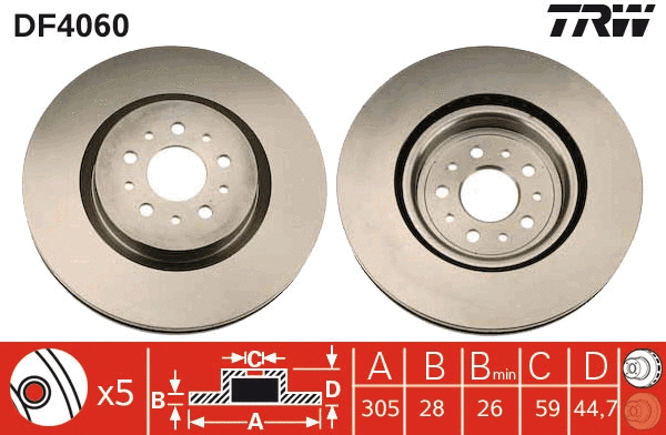 Brake Disc (DF4060)