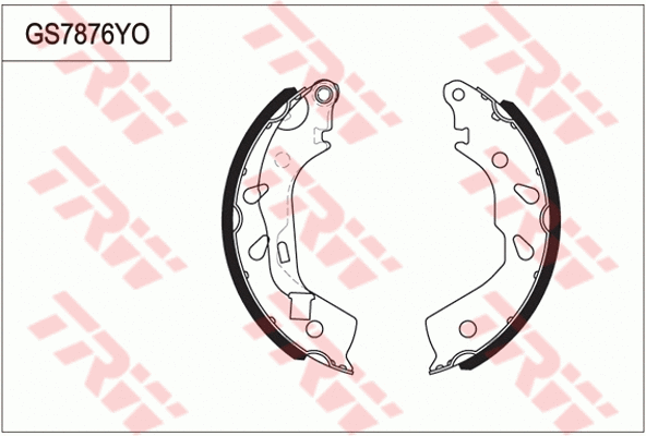 Brake Shoe Set (GS7876)