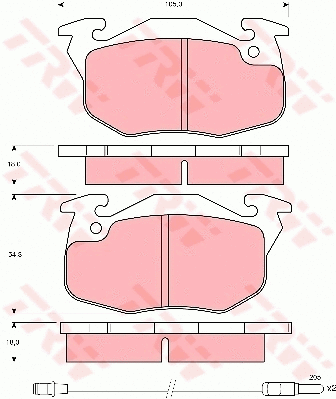 Brake Kit, disc brake (GTD1001)