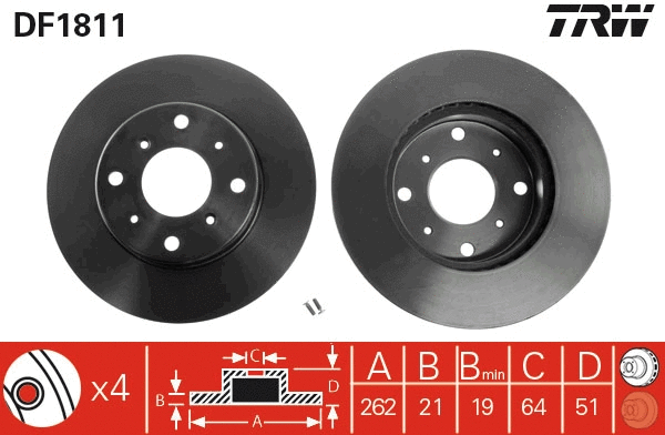 Brake Disc (DF1811)