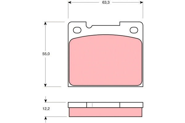 Brake Pad Set, disc brake (GDB1066)