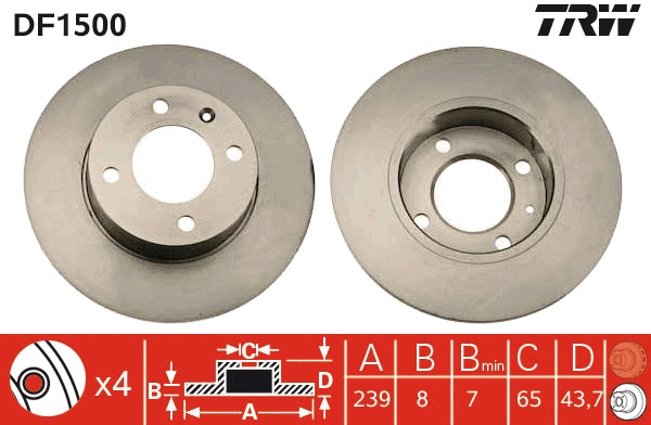 Brake Disc (DF1500)