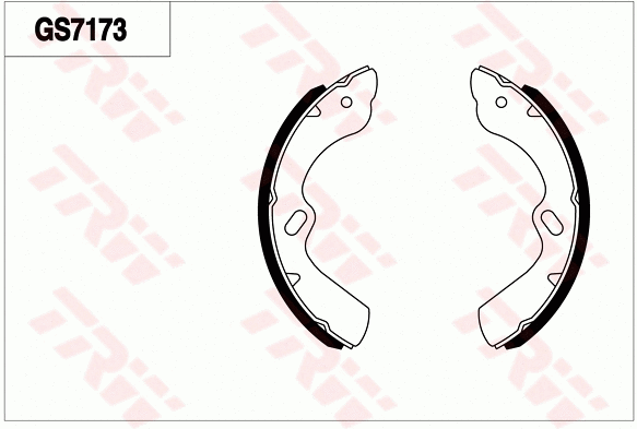 Brake Shoe Set (GS7173)