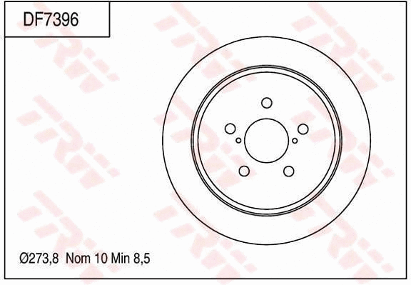 Brake Disc (DF7396)
