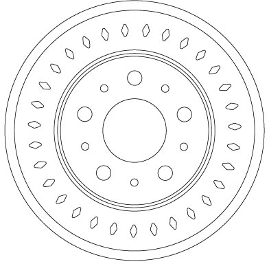Brake Disc (DF6925S)