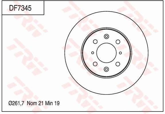 Brake Disc (DF7345)