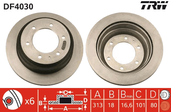 Brake Disc (DF4030)