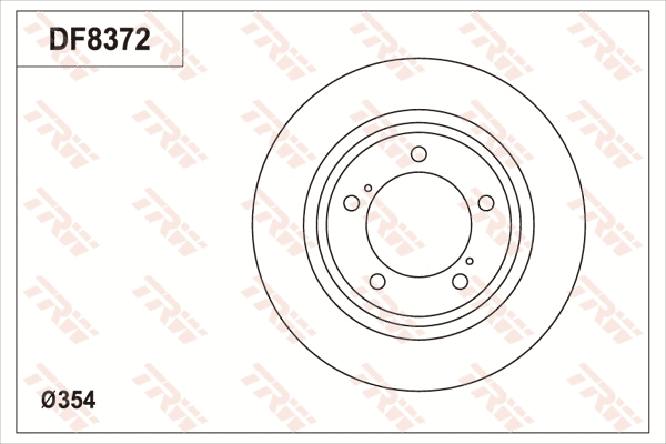 Brake Disc (DF8372S)