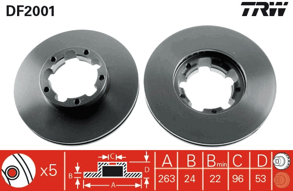 Brake Disc (DF2001)