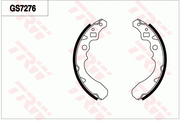 Brake Shoe Set (GS7276)