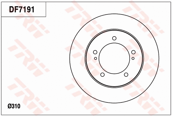 Brake Disc (DF7191)