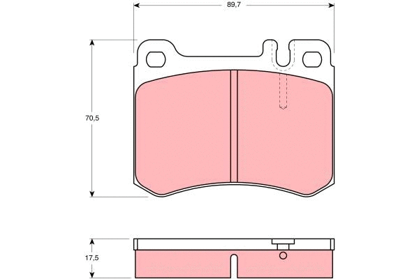 Brake Pad Set, disc brake (GDB929)