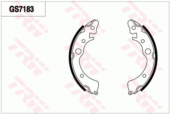 Brake Shoe Set (GS7183)