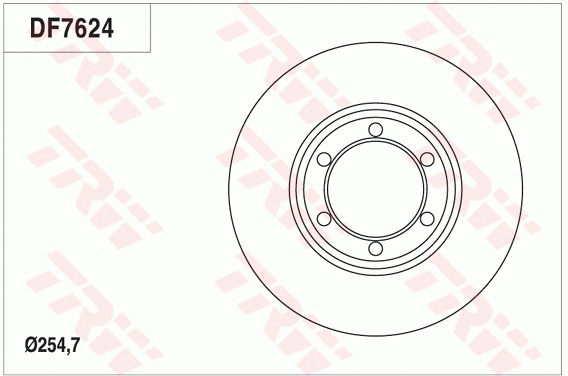 Brake Disc (DF7624)
