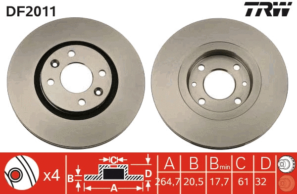 Brake Disc (DF2011)