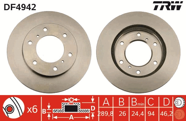 Brake Disc (DF4942)