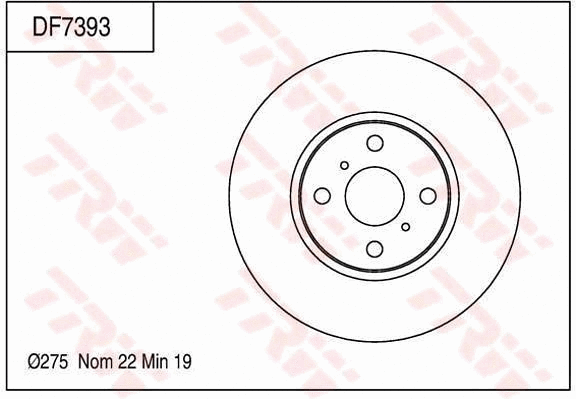 Brake Disc (DF7393)