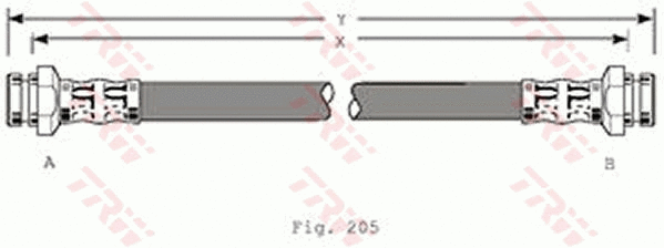 Brake Hose (PHA218)