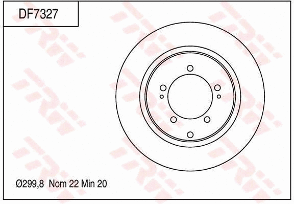 Brake Disc (DF7327)