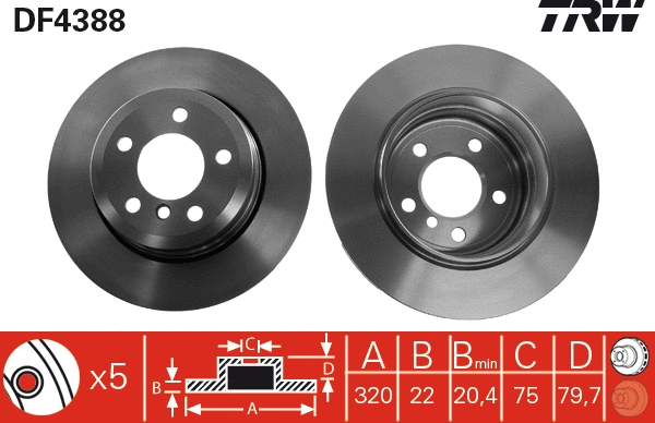 Brake Disc (DF4388)