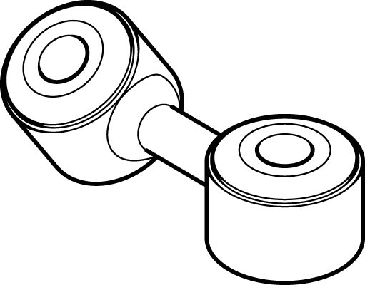 Link/Coupling Rod, stabiliser bar (JTS358)